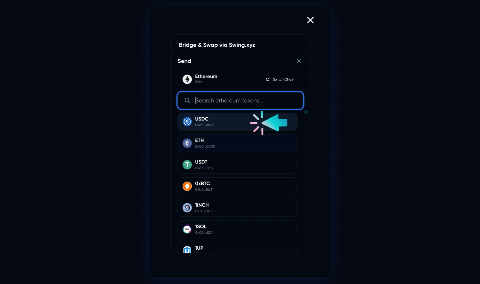 Select Token